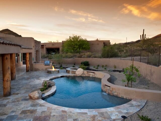 Updated Backyard Pavers and Pool